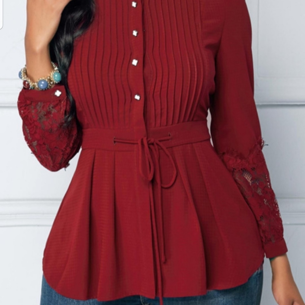 New Beautiful Red Top! - Picture 2 of 3